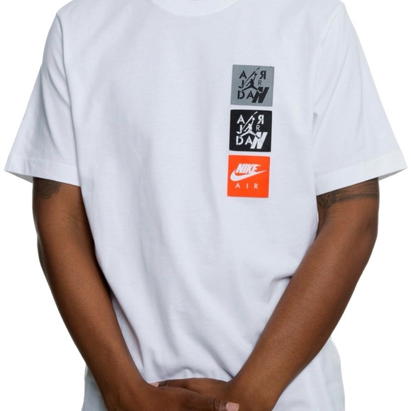 Jordan Other - Air Jordan 4 Legacy Woven Labels T-Shirt 'White'